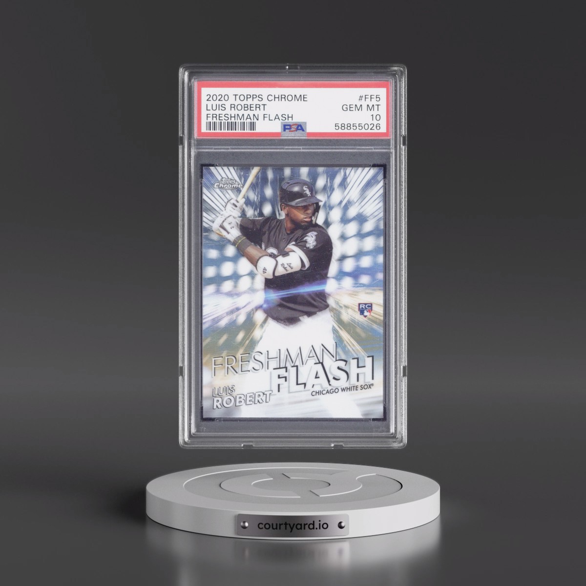 2020 Luis Robert - Baseball Topps Chrome Freshman Flash PSA 10 GEM